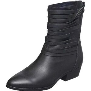 Anthropologie Antelope Black Ankle Boots
